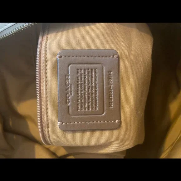 Coach Beige and White Backpack - Picture 2 of 11